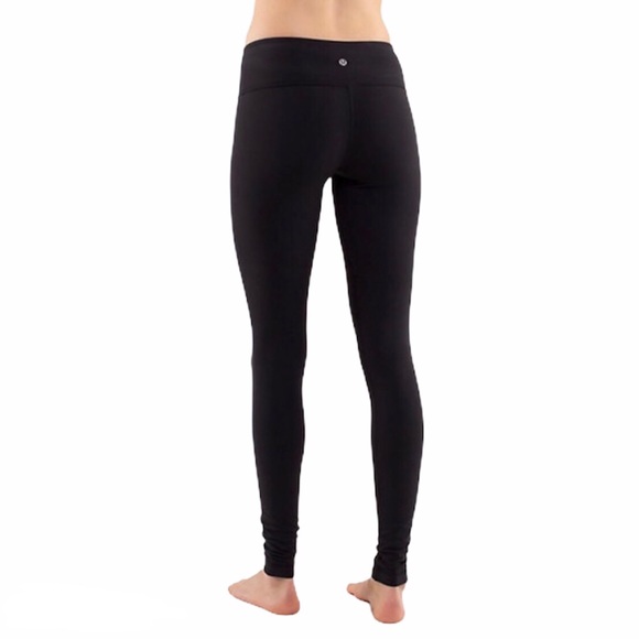 lululemon athletica Pants - Lululemon Black Skinny Leggings Yoga Size 6